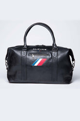 Alpine A310 72h leather travel bag black
